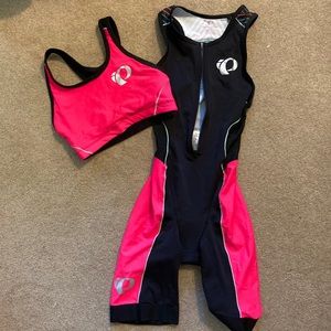 Pearl Izumi Elite Tri Suit with bra NWOT - S